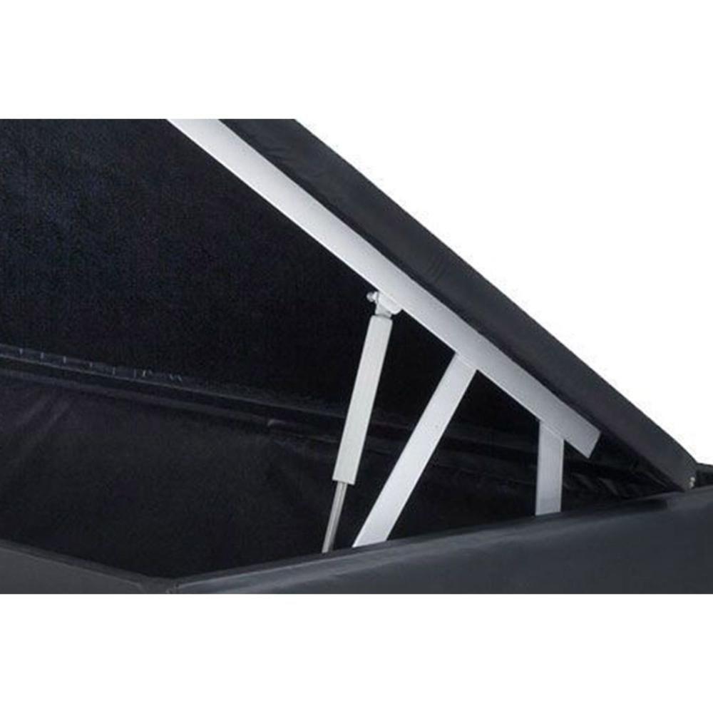 Cama Box Baú Solteiro Universal Courano Gray (88x188x35) - Ortobom - 2