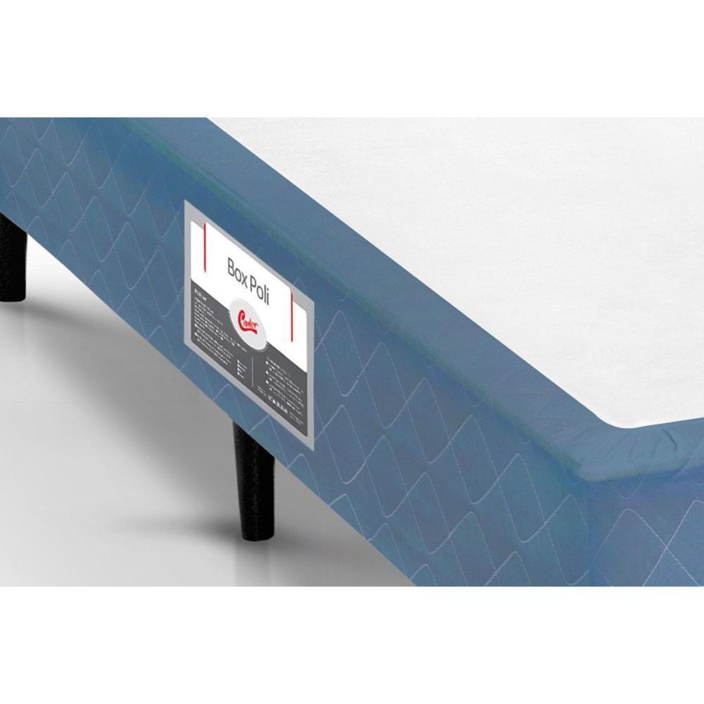 Cama Box Base Universal Viúva Poli Tecido Blue (128x188x23) - Castor - 3