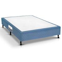 Cama Box Base Universal Viúva Poli Tecido Blue (128x188x23) - Castor - 1