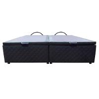 Base Cama Box Baú Casal Queen Size Suede Preto - 8