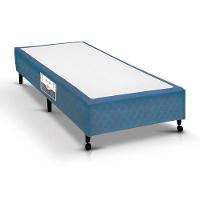 Cama Box Base Solteiro Poli Tecido Blue (78x188x27) - Castor - 1
