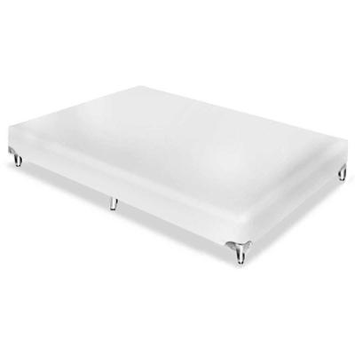 Cama Box Base Universal Queen Americana Courano White (158x198x23) - Ortobom