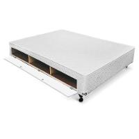 Cama Box Closet King Poli Tecido White (193x203x23) - Castor - 1