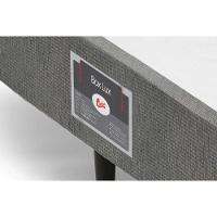 Cama Box Base Solteiro Lux Chenille Gray (88x188x23) - Castor - 2