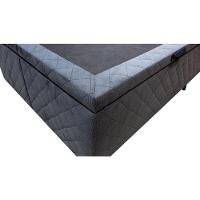 Base Cama Box Baú Solteiro Suede Cinza - 13