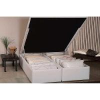 Cama Box Baú King Universal Courano White (186x198x35) - Ortobom - 3