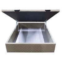 Base Cama Box Baú Viúva Suede Bege - 5