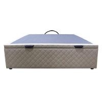 Base Cama Box Baú Viúva Suede Bege - 6