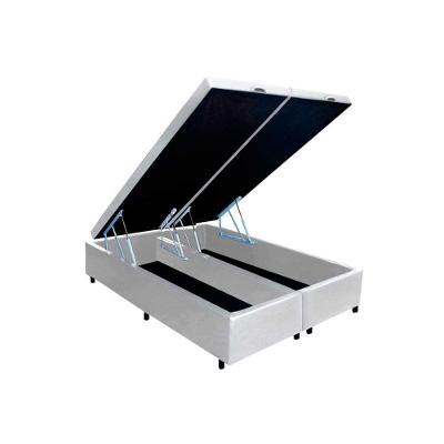 Cama Box Baú King Universal Courano White (193x203x35) - Costa Rica