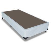 Cama Box Base Universal Solteiro Tecido White (96x203x25) - Probel - 1