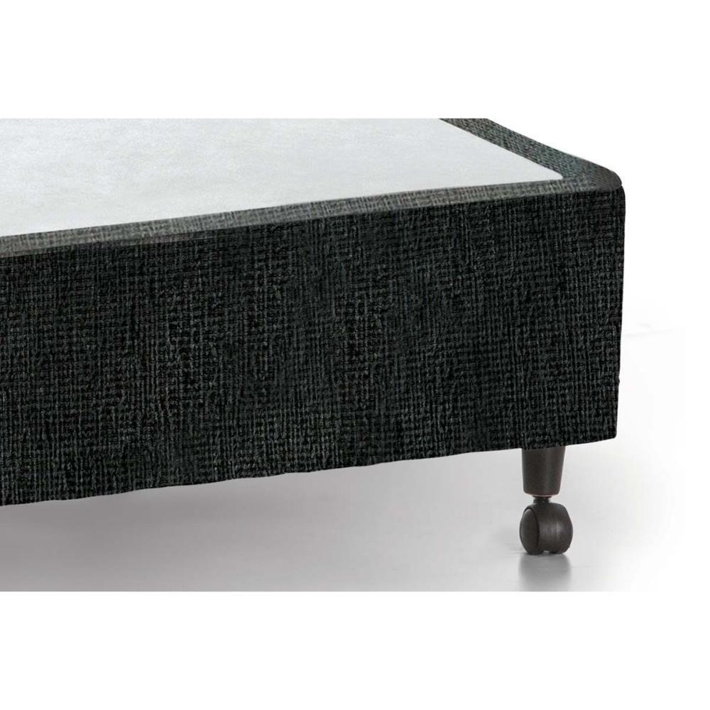 Cama Box Base Casal Lux Chenille Black (138x188x23) - Castor - 3