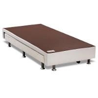 Cama Box Base c/Auxiliar Solteiro Universal Courano White (88x188) - Ortobom - 1