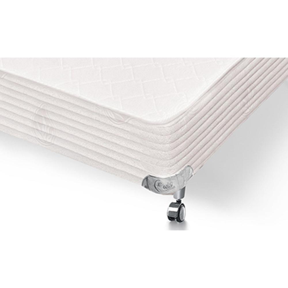 Cama Box Base Solteiro Kingdom Aloe Vera (88x188x23) - Castor - 2