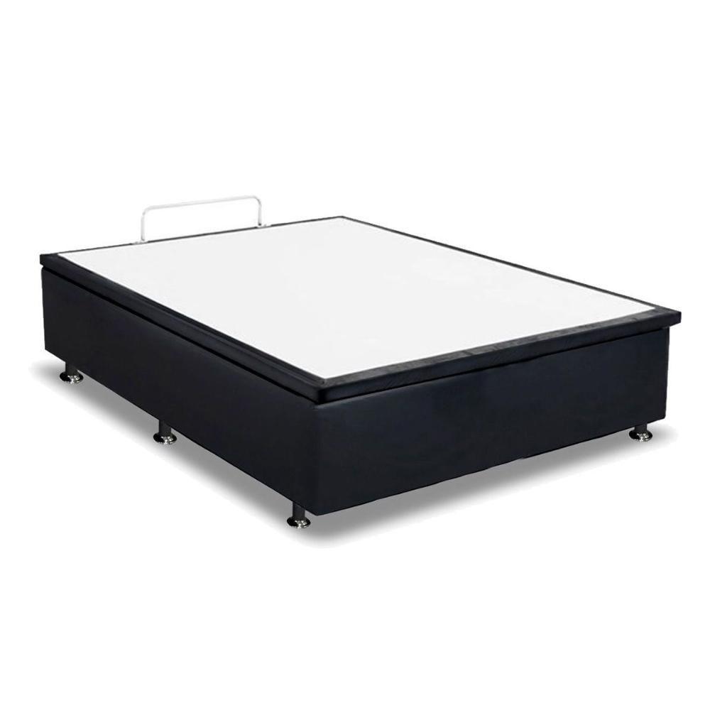 Cama Box Baú Universal Queen Courano Nero Black (158x198x35) - Ortobom - 4