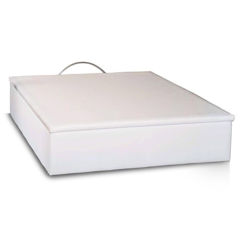 Cama Box Baú Casal Universal Courano White (138x188x35) - Ortobom - 4