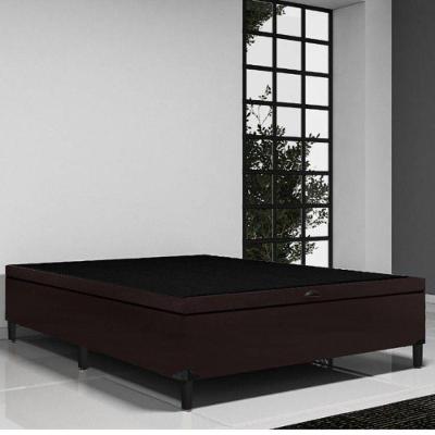 Base Box Para Colchão Casal Com Baú Itaflex 1,38x1,88x0,45 Marrom