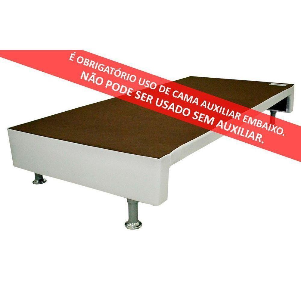 Cama Box Base c/Auxiliar Solteiro Revolution Courano White (88x188) - Ortobom - 6