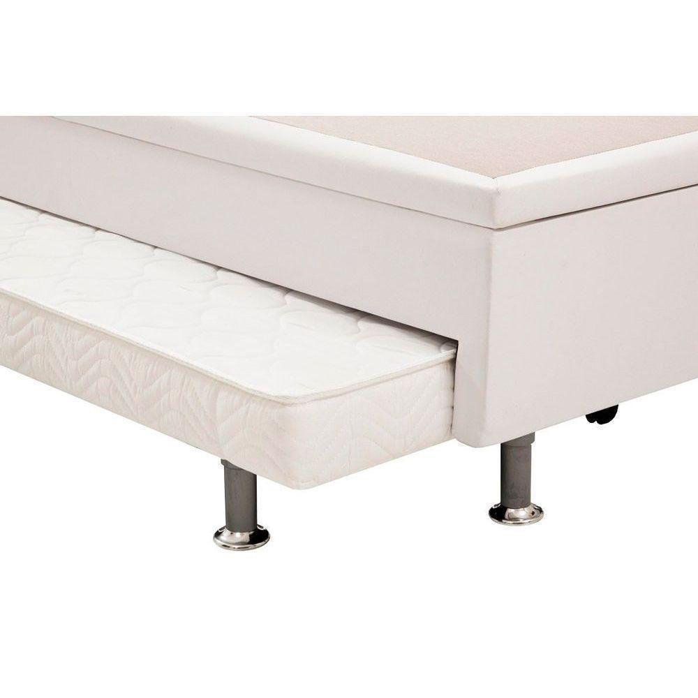 Cama Box Base c/Auxiliar Solteiro Revolution Courano White (88x188) - Ortobom - 8
