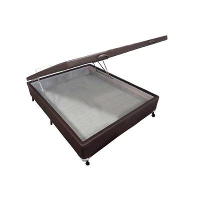 Cama Box Baú Casal Courano Brown New (138x188x35) - Castor