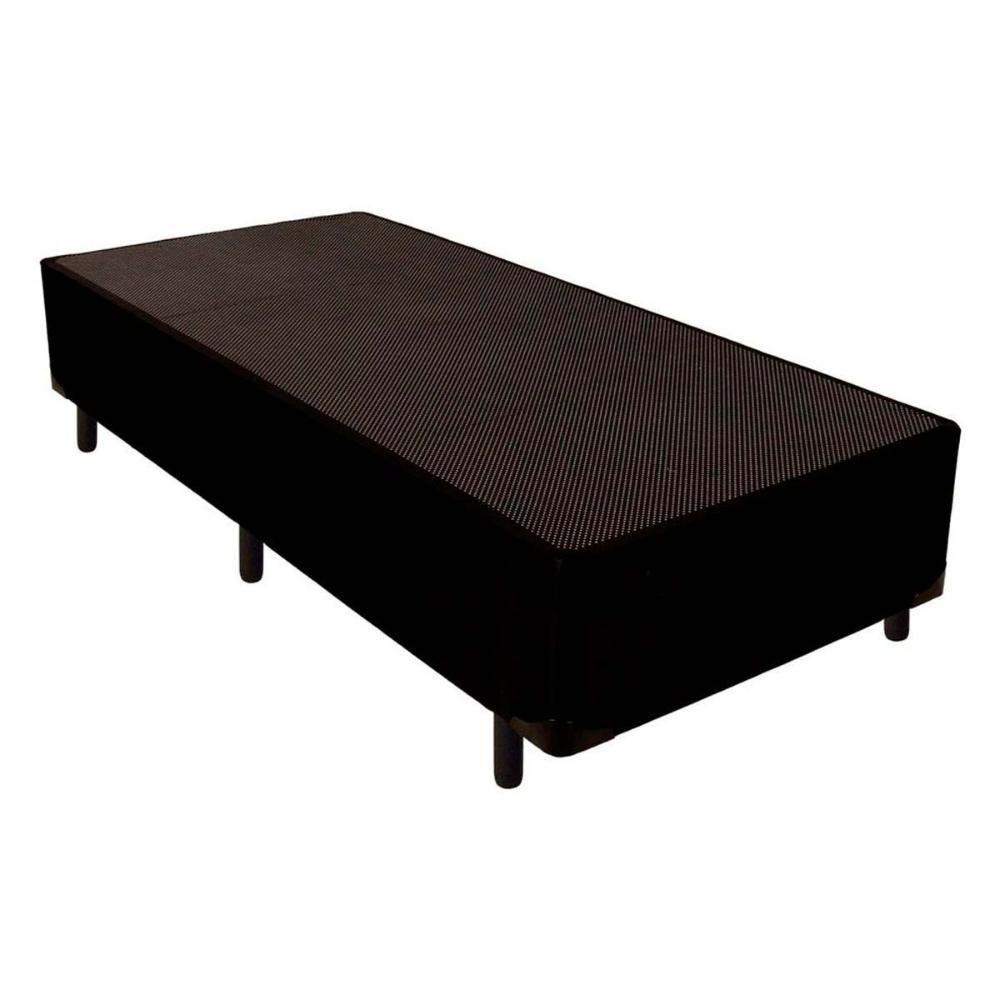 Cama Box Base Universal Solteiro Courano Black (88x188x24) - Luckspuma - 1