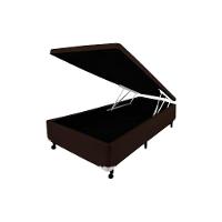 Box Baú Castor Solteiro Marrom 120x203x35cm - 1