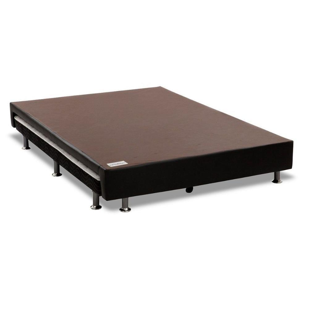 Cama Box Base c/Auxiliar Casal Revolution Courano Nero Black (138x188) - Ortobom - 1