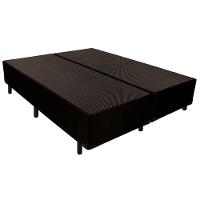Cama Box Base Universal King Tecido Black (193x203x24) - Luckspuma - 1