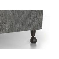 Cama Box Base King Lux Chenille Gray (193x203x23) - Castor - 5