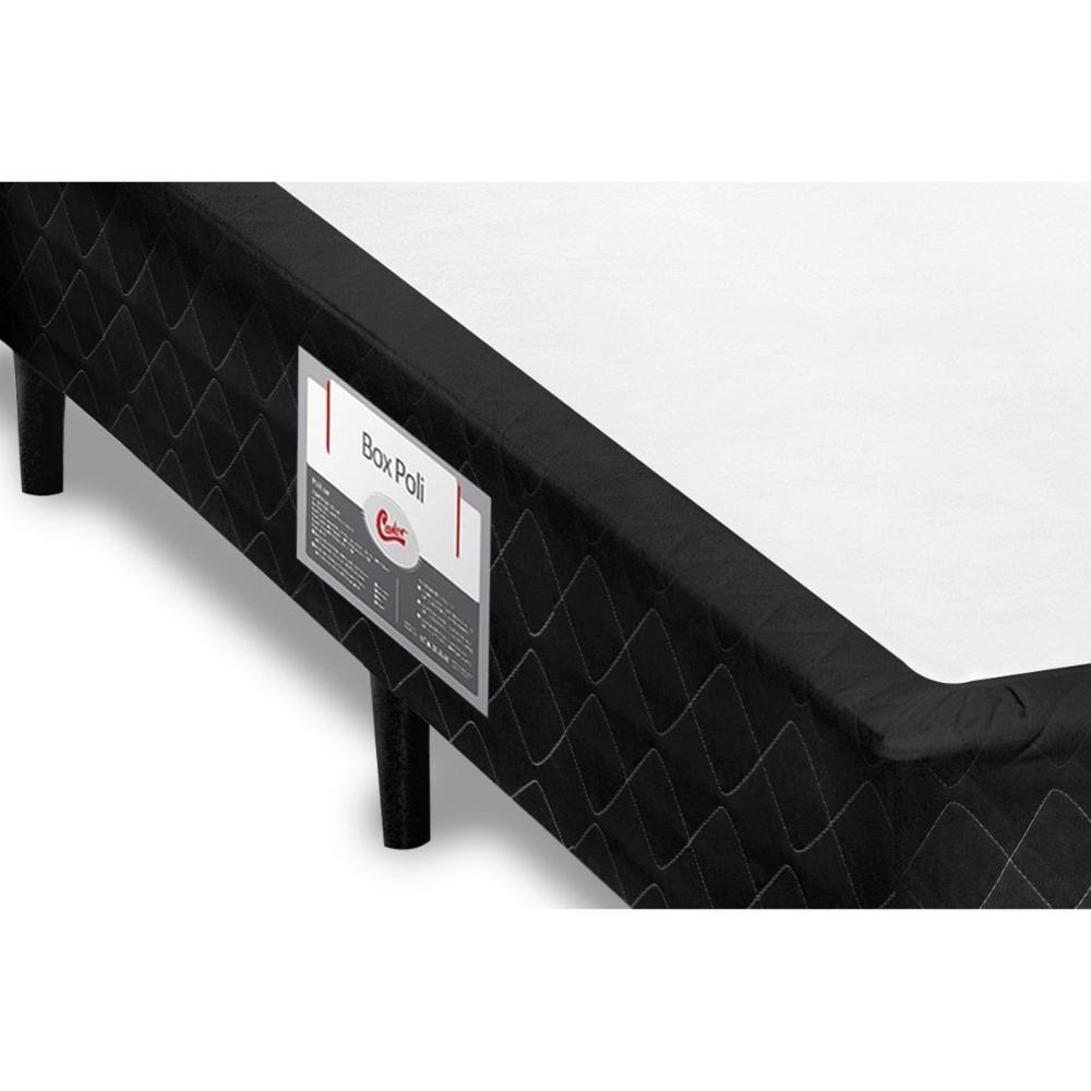 Cama Box Base Solteiro Poli Tecido Black (78x188x23) - Castor - 4