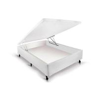 Cama Box Baú Universal Casal Courano White New (138x188x35) - Castor - 1