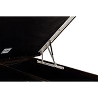 Cama Box Baú Solteiro Universal Suede Brown (88x188x35) - Ortobom - 2