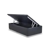 Cama Box Baú Solteiro Universal Courano Gray (88x188x35) - Ortobom - 1