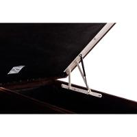 Cama Box Baú Solteiro Universal Suede Brown (88x188x35) - Ortobom