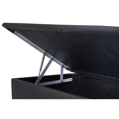 Cama Box Baú Solteiro Universal Courano Black (88x188x35) - Ortobom