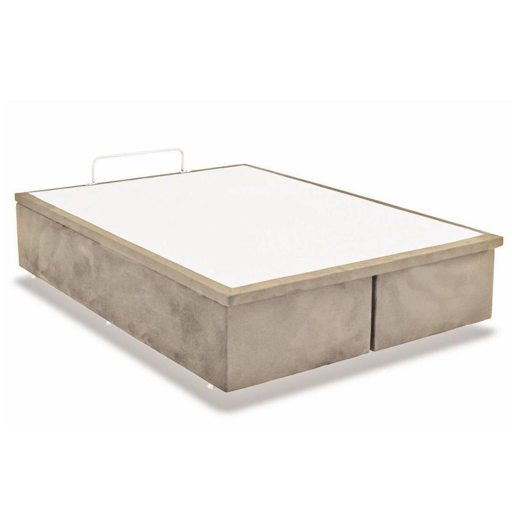 Cama Box Baú Solteiro Universal Suede Clean (88x188x35) - Ortobom - 3