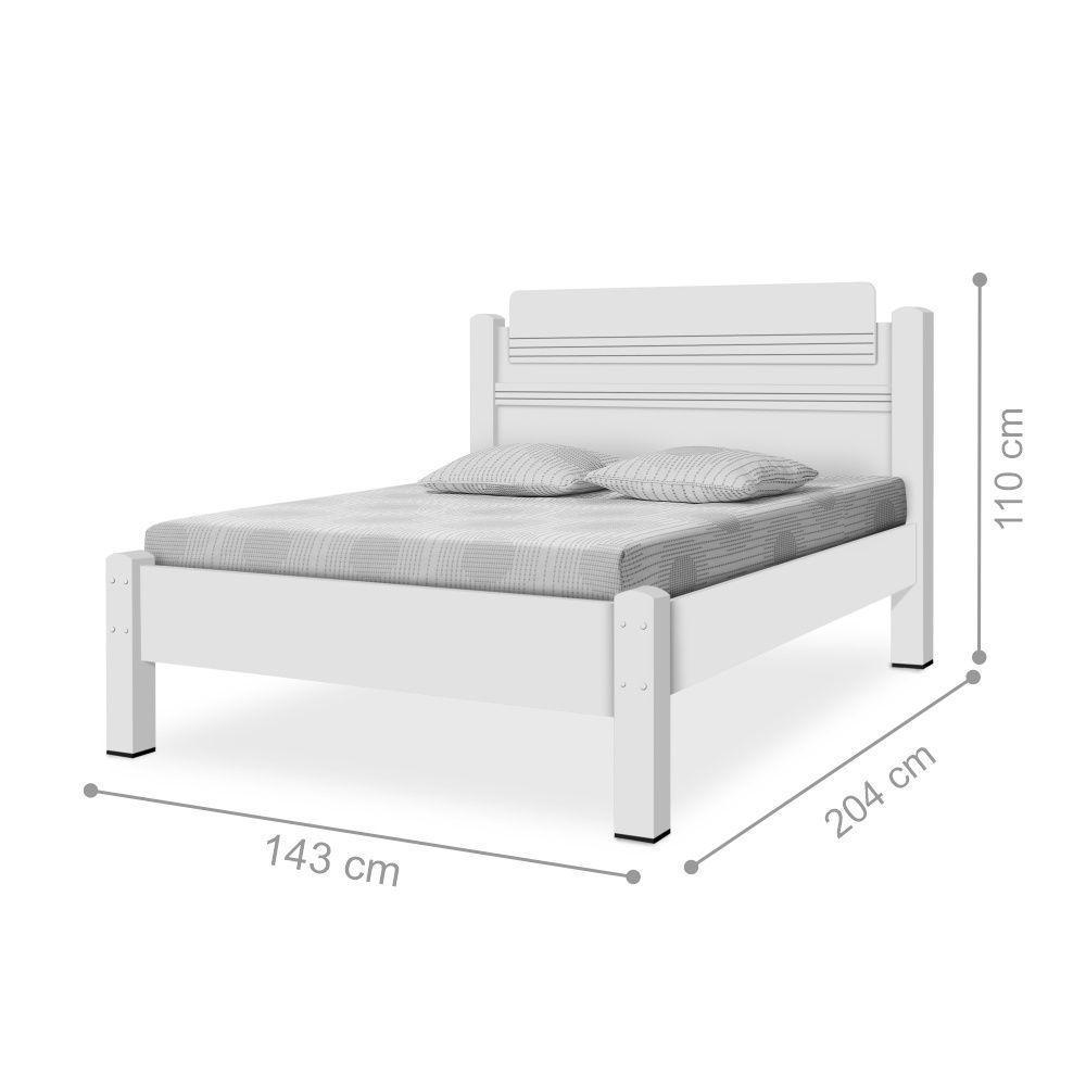 Cama De Casal Maya Branco - 2