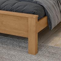 Cama De Casal Madeira Em Mdp E Mdf Amêndoa Athenas Lopas