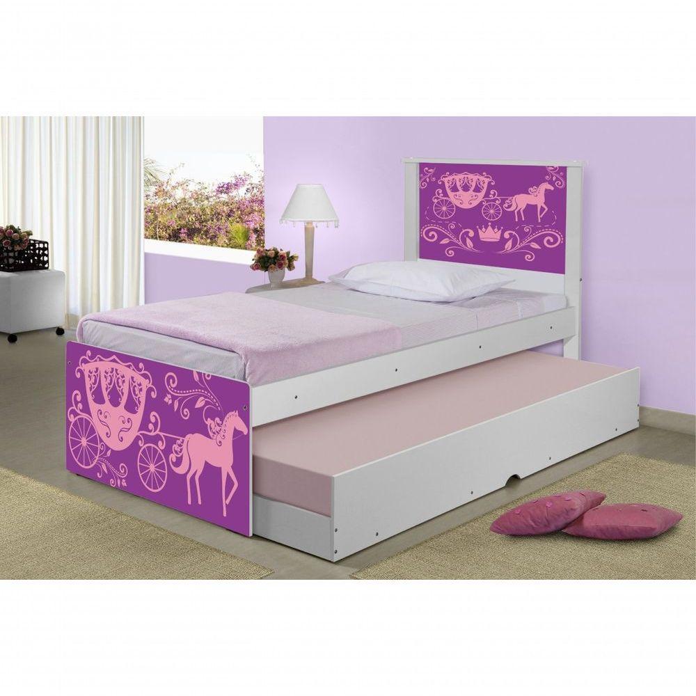 Bicama Carruagem Princesa Com Colchões - 1