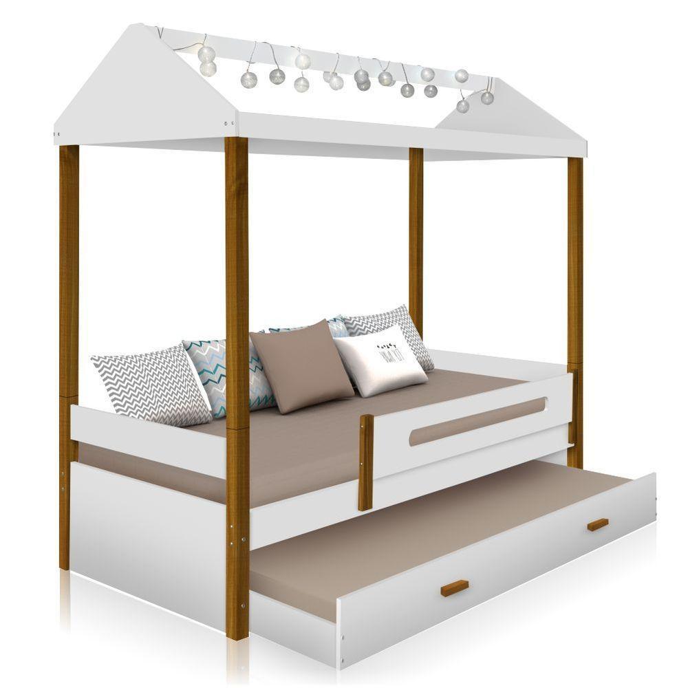 Bicama Solteiro Montessoriana Com Colchões E Fio De Luz - 3