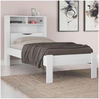 Cama Solteiro Invicta Com Baú Branco - Santos Andirá - 4