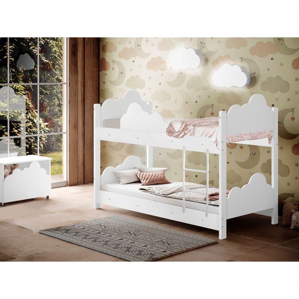 Beliche Ayla Branco Com 2 Luminárias Sonhos De Luz - 2