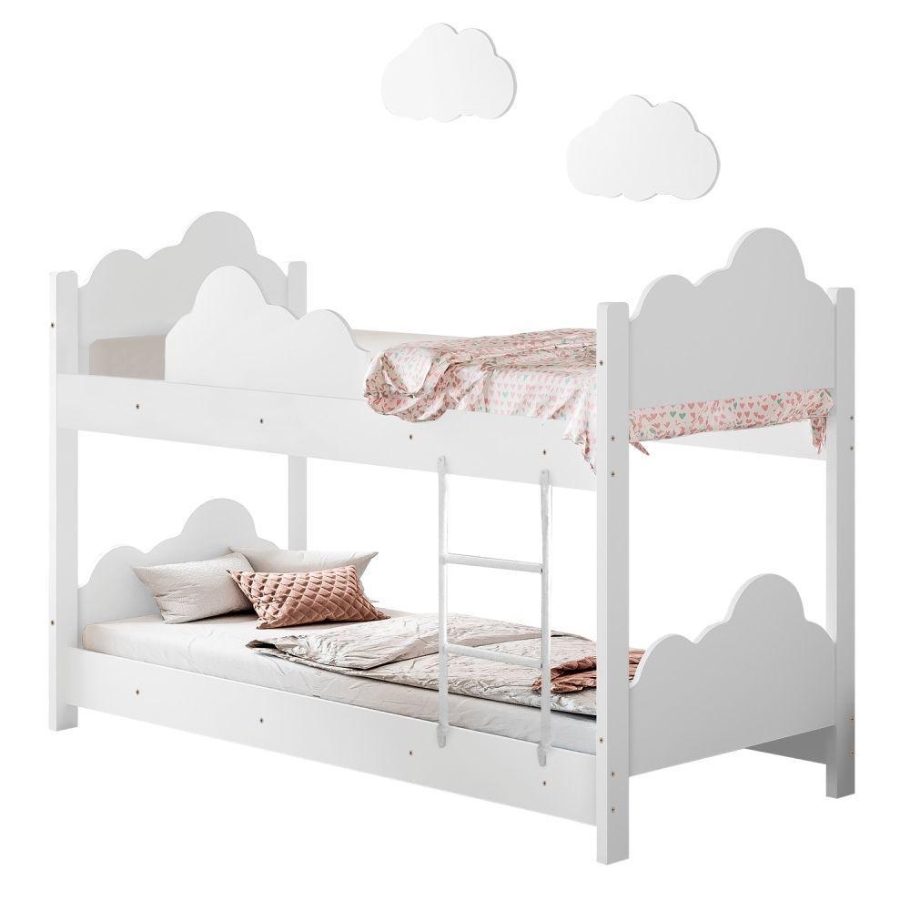 Beliche Ayla Branco Com 2 Luminárias Sonhos De Luz - 3