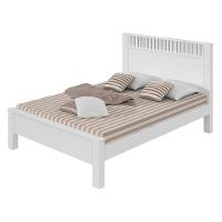 Cama De Casal Madeira Em Mdp E Branco Athenas Branco - 5