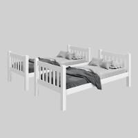 Beliche Gael Solteiro Branco Com Colchões - 3