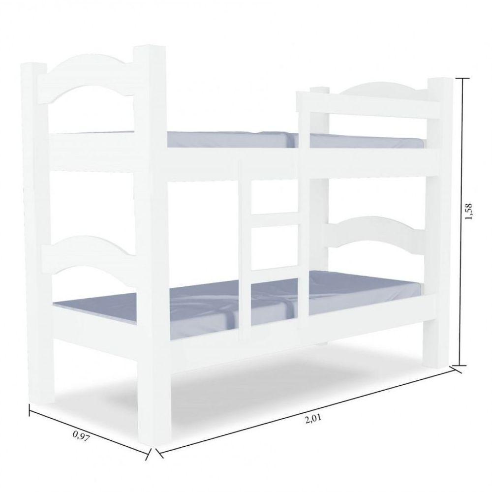 Beliche Robusta Colchão 88Cm Arauna 889 Branco - 2