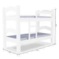 Beliche Robusta Colchão 88Cm Arauna 889 Branco - 2