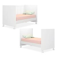 Berço Mini Cama Doce Sonho Com Rodizios Branco