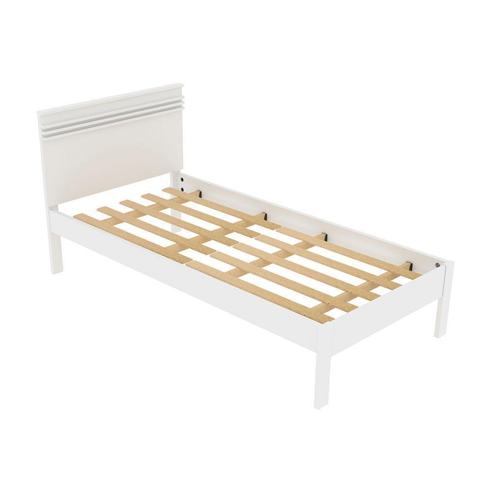 Cama De Solteiro Mdp Cm8010 Branco - 3