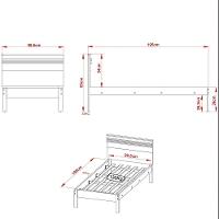 Cama De Solteiro Mdp Cm8010 Branco