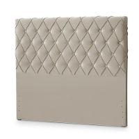 Cabeceira Estofada Miami Para Camas Casal 140 Cm Areia Areia - 3